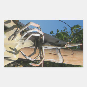 Adesivo Retangular Sr. Crustacean AKA Lobster Head ... Inferno Budist