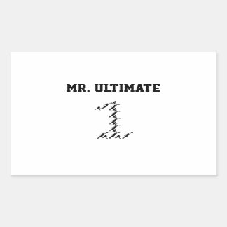 Adesivo Retangular Sr./Miss Ultimate