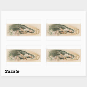 Adesivo Retangular St. Rita de Cascia (M 015)