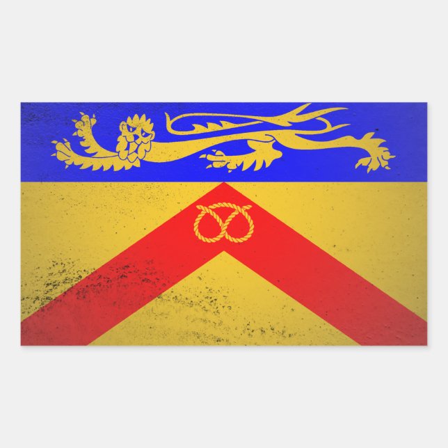 Adesivo Retangular Staffordshire (Frente)