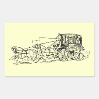Adesivo Retangular Stagecoach