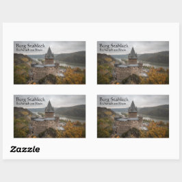 Adesivo Retangular Stahleck Castle Alemanha