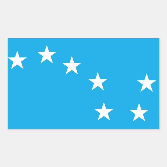 Adesivo Retangular Starry Plow Irish Workers' Flag Sticker (Frente)