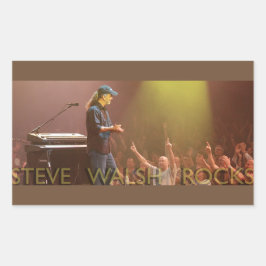 Adesivo Retangular Steve Walsh Rocks Stickers