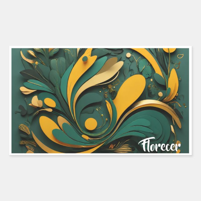 Adesivo Retangular Sticker Grande Arte Biodiversidad Viva (Frente)