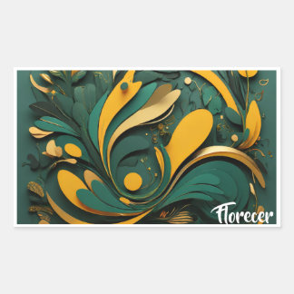 Adesivo Retangular Sticker Grande Arte Biodiversidad Viva