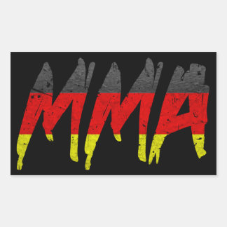 Adesivo Retangular Sticker MMA