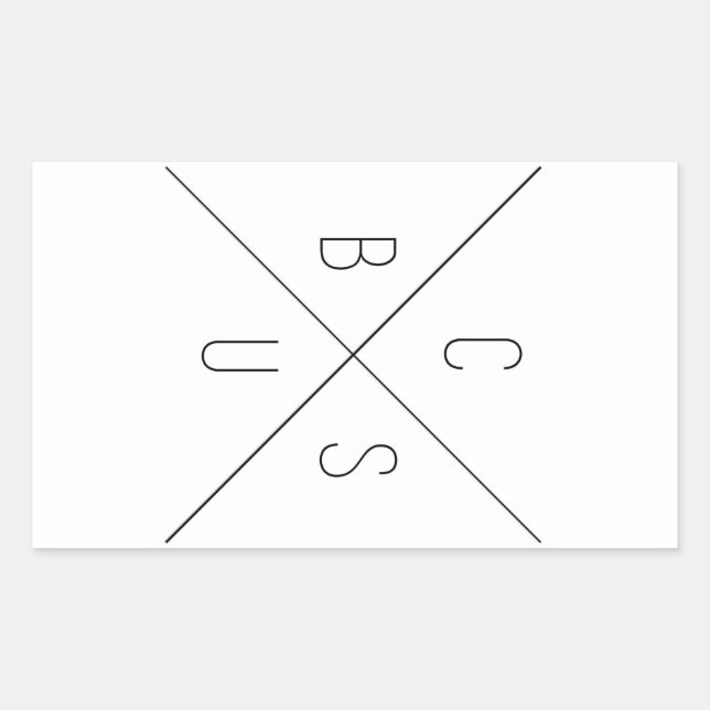 Adesivo Retangular Stickers CBUS (Columbus, Ohio) (Frente)