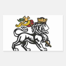 Adesivo Retangular stickers Maciço Yard White Leão 2018