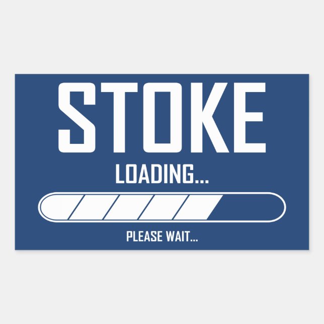 Adesivo Retangular Stoke Loading (Frente)