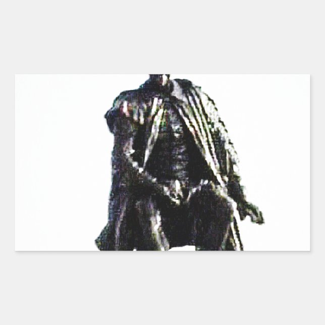 Adesivo Retangular Stratford-on-Avon Shakespeare Statue jGibney (Frente)