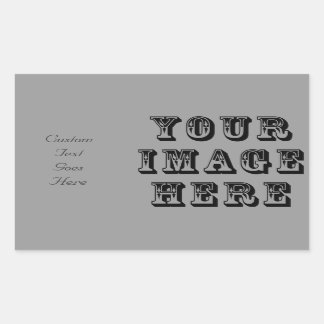 Adesivo Retangular Sua imagem de férias ativada