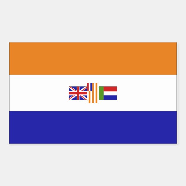 Adesivo Retangular Suid-Afrika (Frente)