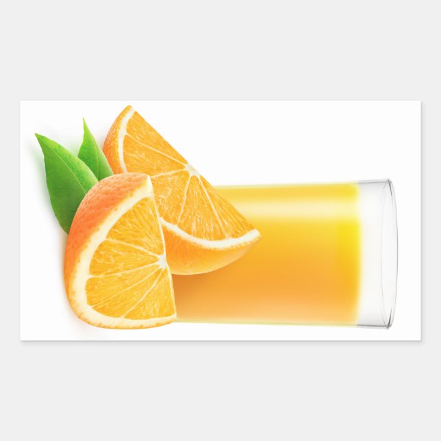 Adesivo Retangular Sumo de laranja (Frente)
