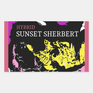 ADESIVO RETANGULAR SUNSET SHERBERT HYBRID