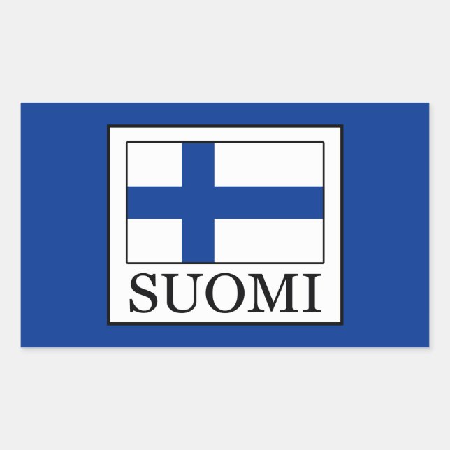 Adesivo Retangular Suomi (Frente)