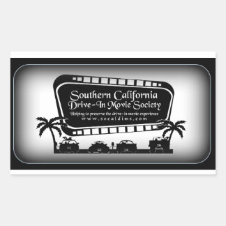 Adesivo Retangular Swag para Sociedade de Filmes Drive-In do Sul da C