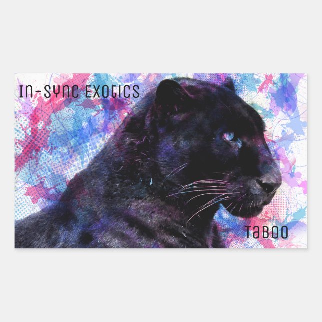 Adesivo Retangular Taboo (Frente)