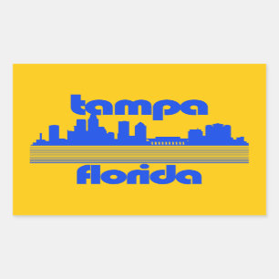 Adesivo Retangular Tampa Florida