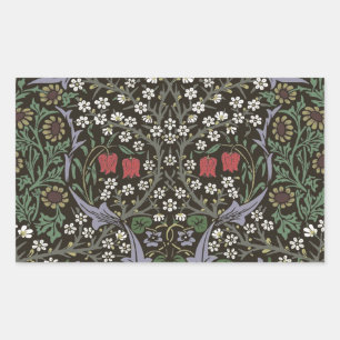 Adesivo Retangular Tapeçaria Floral William Morris Blackthorn