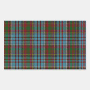 Adesivo Retangular Tartan da família do clã de Anderson