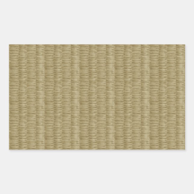 Adesivo Retangular Tatami de 畳 com 8 bits (Frente)