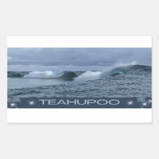 Adesivo Retangular Teahupoo