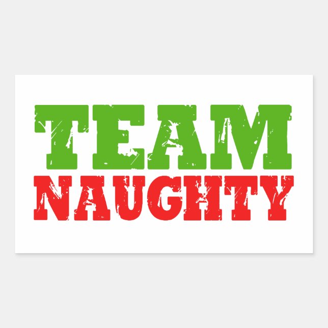 ADESIVO RETANGULAR TEAM NAUGHTY (Frente)