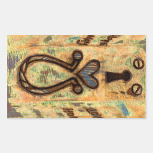 Adesivo Retangular Teclado e Coração