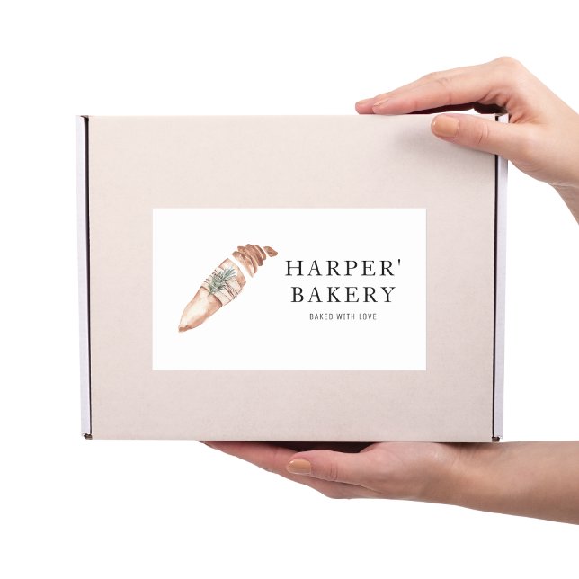 Adesivo Retangular Tecnologia de logotipo para profissionais modernos (Criador carregado)