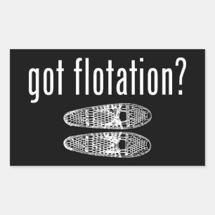 Adesivo Retangular Tem Snowshoe