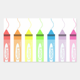 Adesivo Retangular Tempo de Coloração!