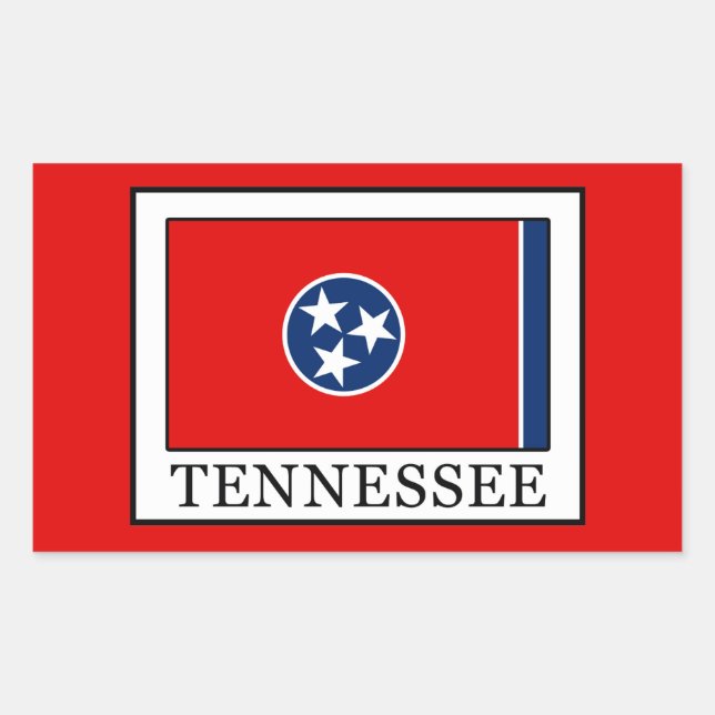 Adesivo Retangular Tennessee (Frente)