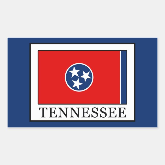 Adesivo Retangular Tennessee (Frente)