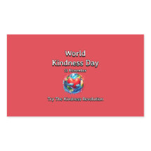 Tente a revolução da bondade. Dia Mundial da Bonda