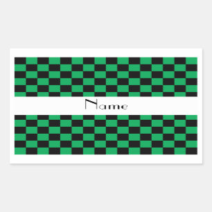 Adesivo Retangular Teste padrão Checkered em green.png