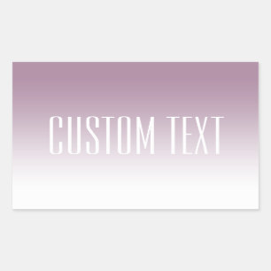 Adesivo Retangular Texto Elegível Moderno e Cor do Conjunto