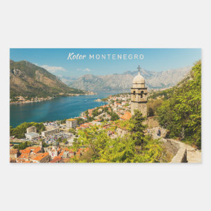 Adesivo Retangular Texto Personalizado Montenegro