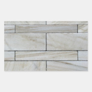 Adesivo Retangular Textura do azulejo empilhado da parede de pedra