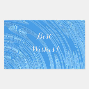 Adesivo Retangular textura metálica abstrato azul