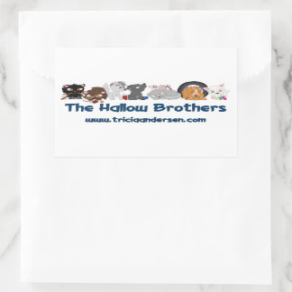 Adesivo Retangular The Hallow Brothers Chibi Stickers