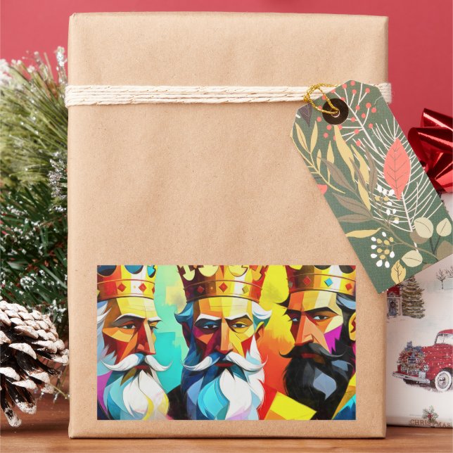 Adesivo Retangular Three Kings (Feriado)