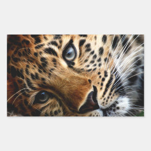 Adesivo Retangular Tigre 3 - Vinheta