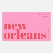 Tipografia de Nova Orleans Louisiana
