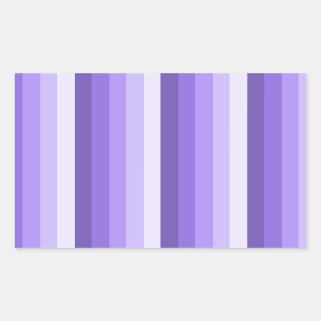 Adesivo Retangular Tiras de sombra violeta (Frente)