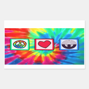 Adesivo Retangular Tiro roxo do esporte