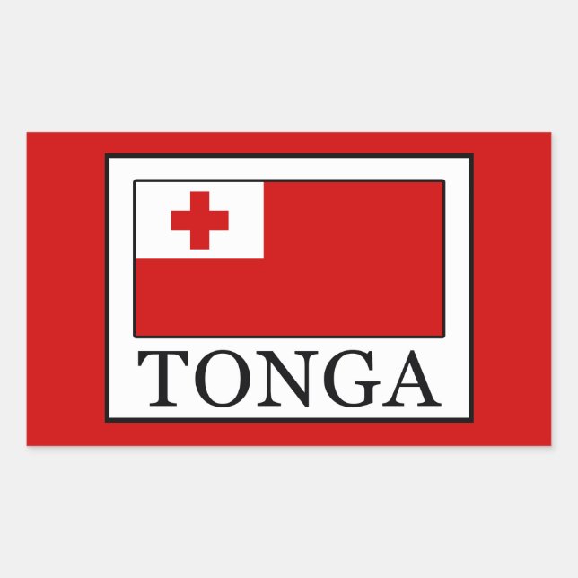 Adesivo Retangular Tonga (Frente)