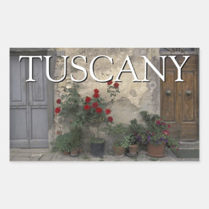 Adesivo Retangular Toscana, Itália Portal Toscano