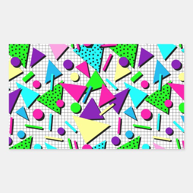 Adesivo Retangular totalmente radical (Frente)