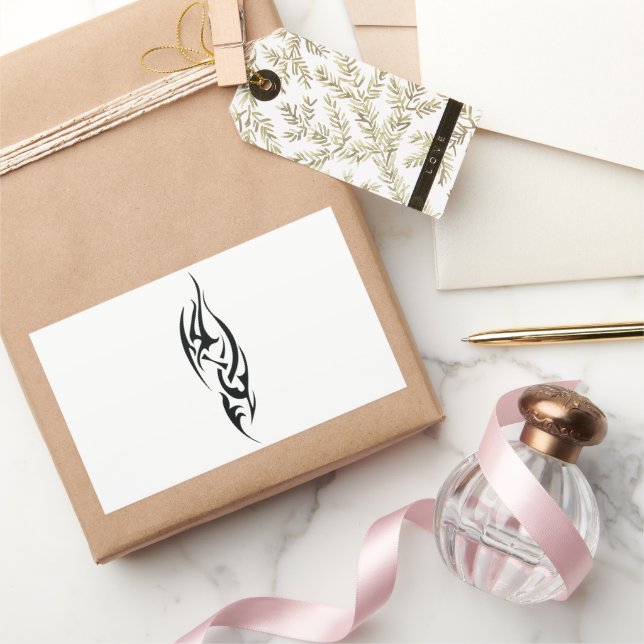 Adesivo Retangular Traditional Tattoo Art Inspired Design (Presentear)